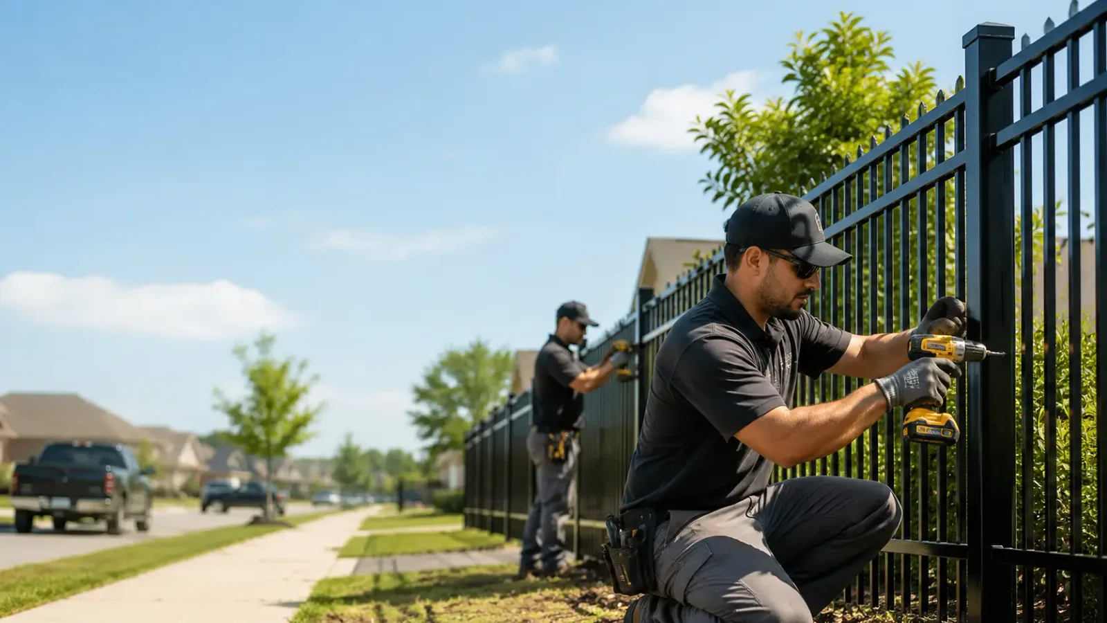 Metal Fence Installation in Pleasant Prairie, WI
